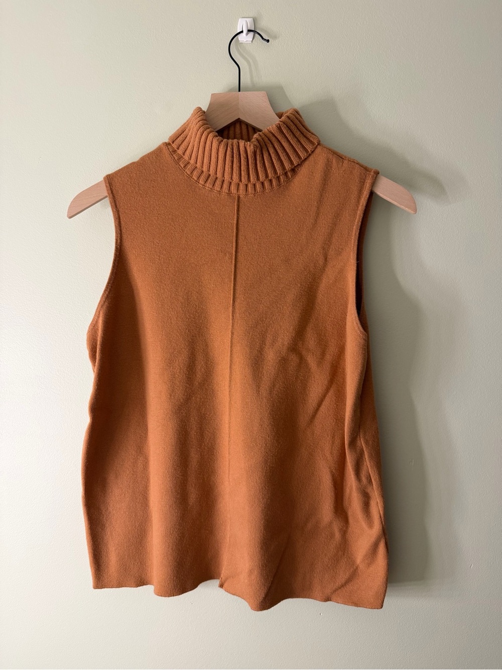 Sleeveless Turtleneck Sweater